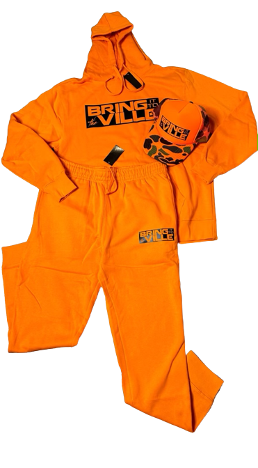 #BringItToTheVille Oranger Jogger set