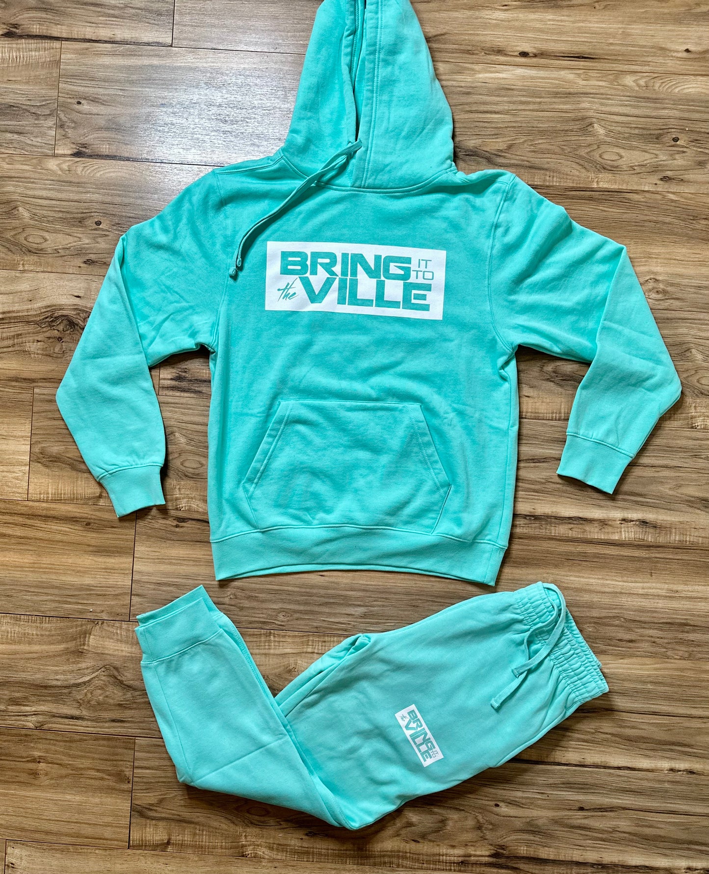 2 PC Baby Blue Jogger Set