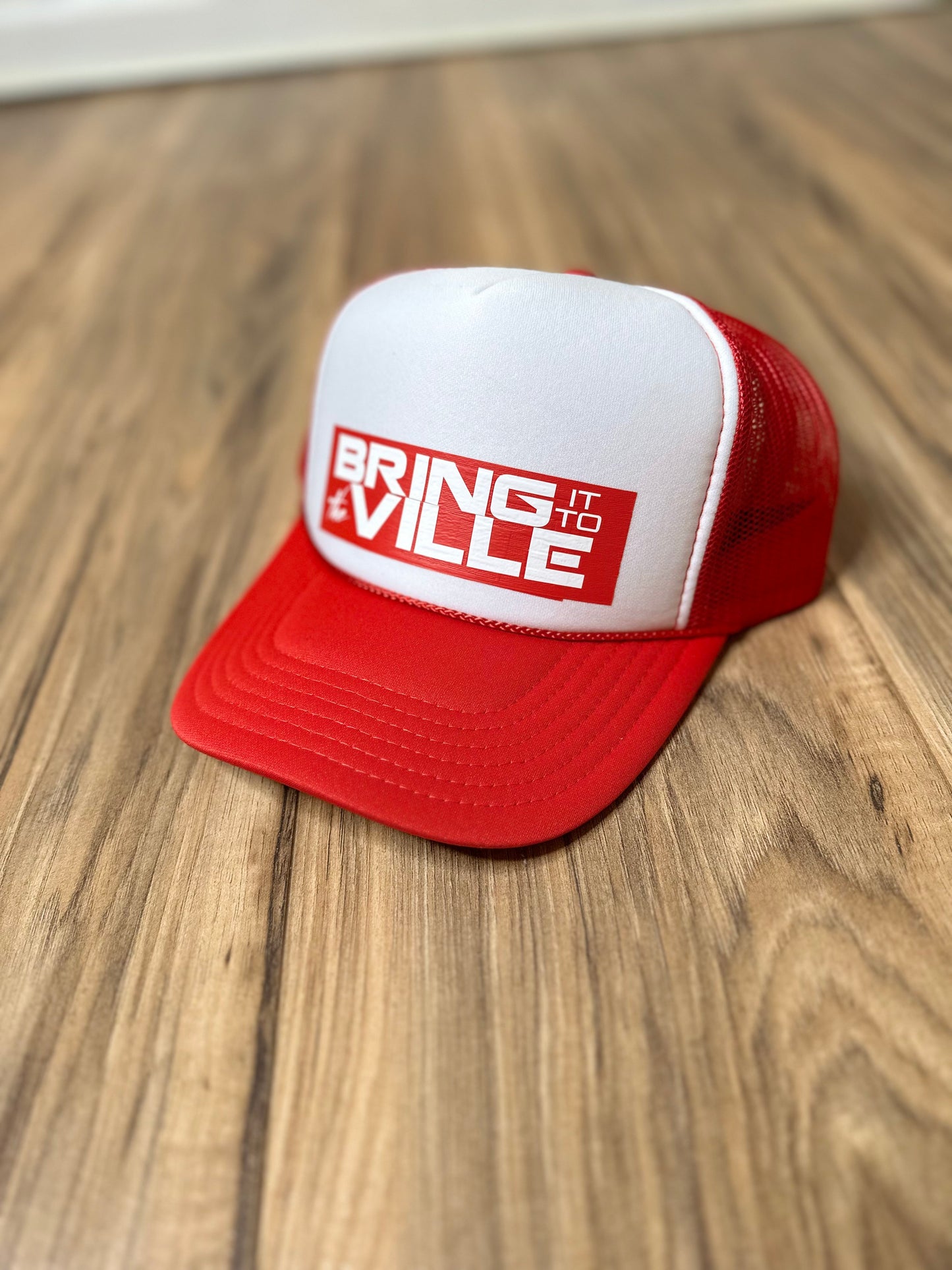 White/Red Trucker Hat